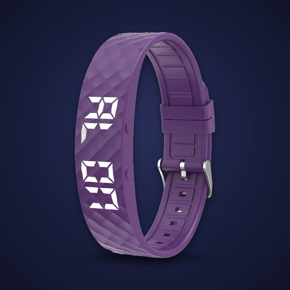 Silent Alarm Band in purple