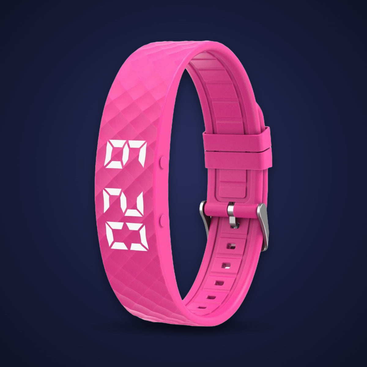Silent Alarm Band in rose red