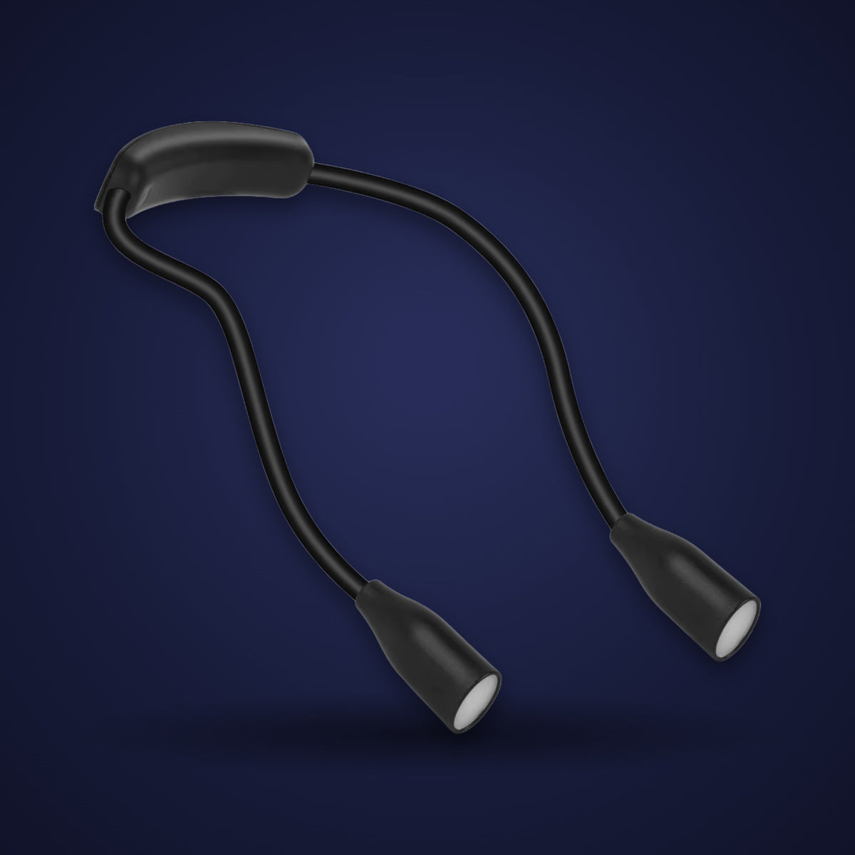 Neck reading light in black